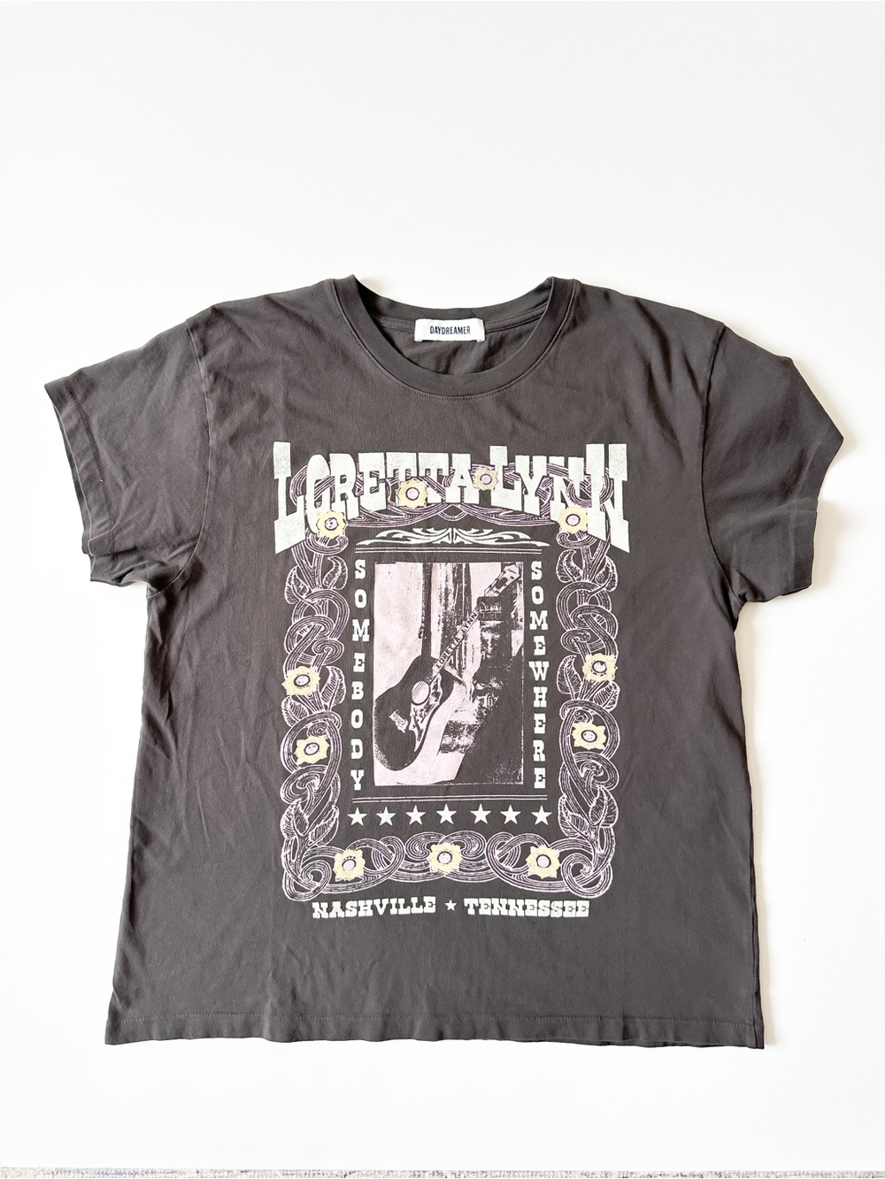 Daydreamer LA Loretta Lynn Somebody Somewhere Graphic Tee Women’s - Size Medium